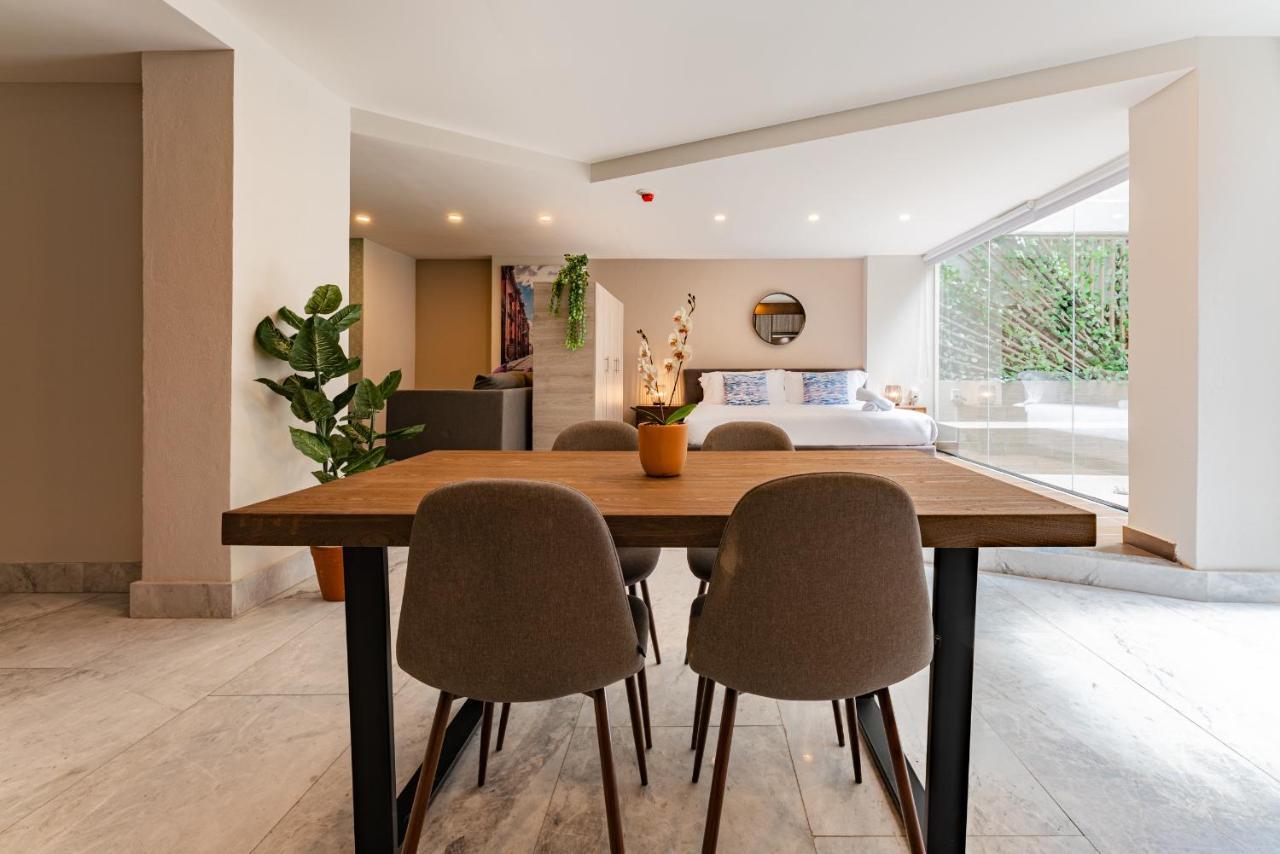 Condesa Lofts & Residence Hotel By Vh Kota Meksiko Bagian luar foto