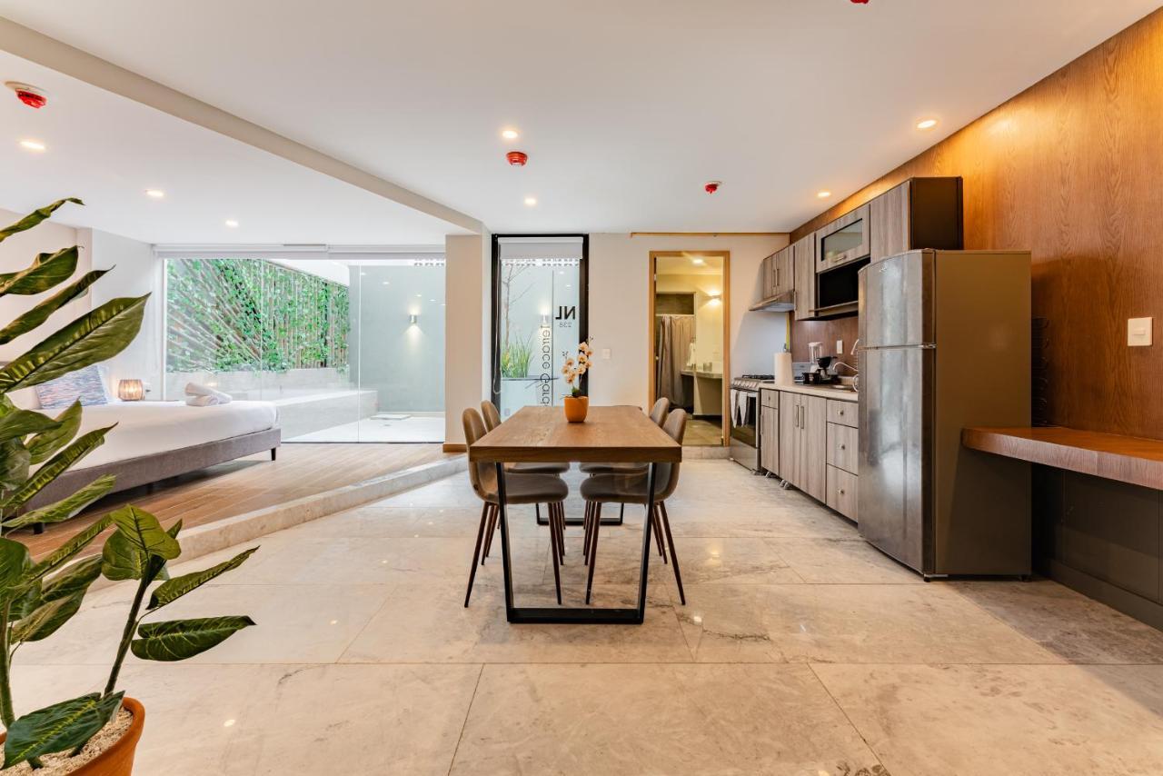 Condesa Lofts & Residence Hotel By Vh Kota Meksiko Bagian luar foto