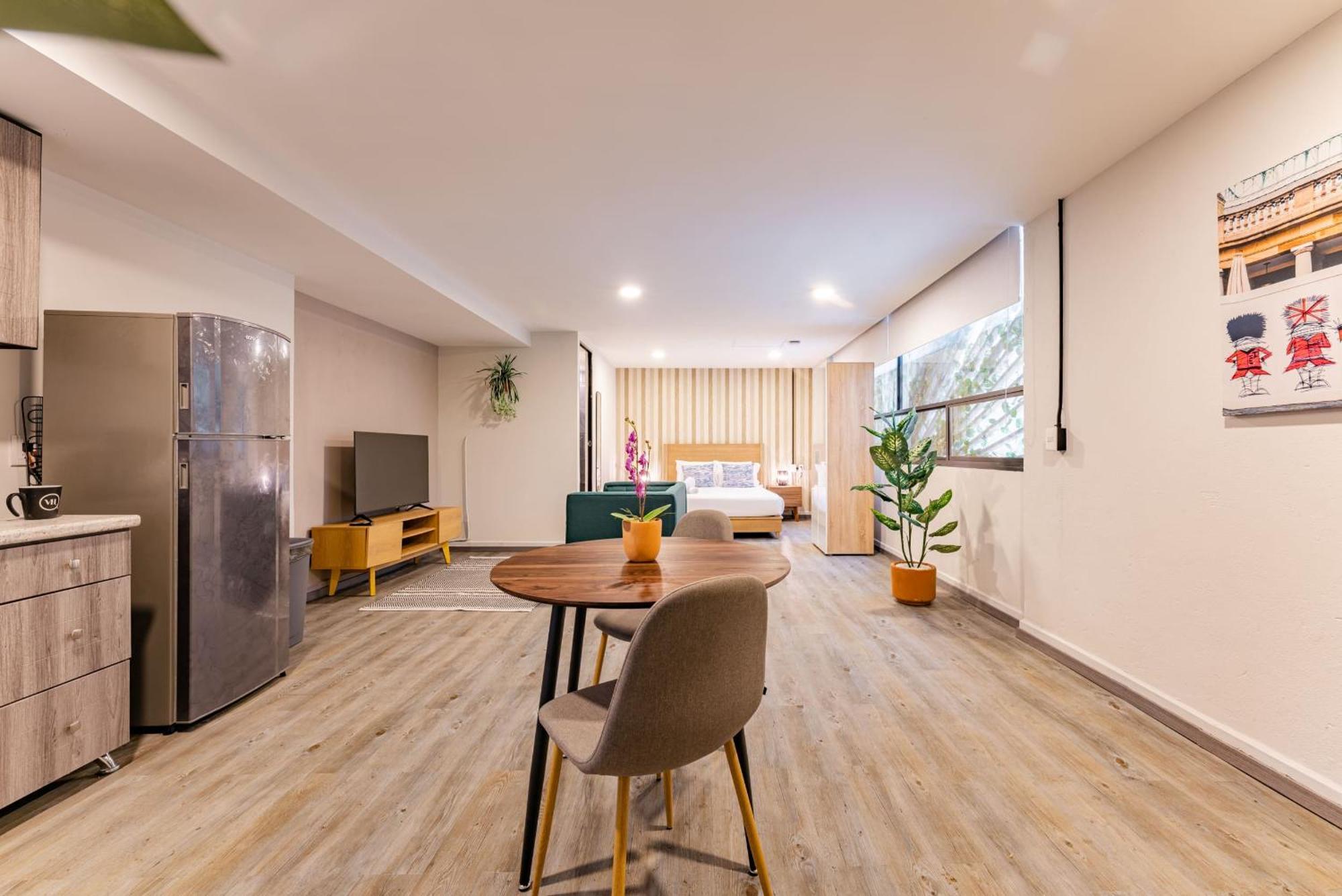 Condesa Lofts & Residence Hotel By Vh Kota Meksiko Ruang foto