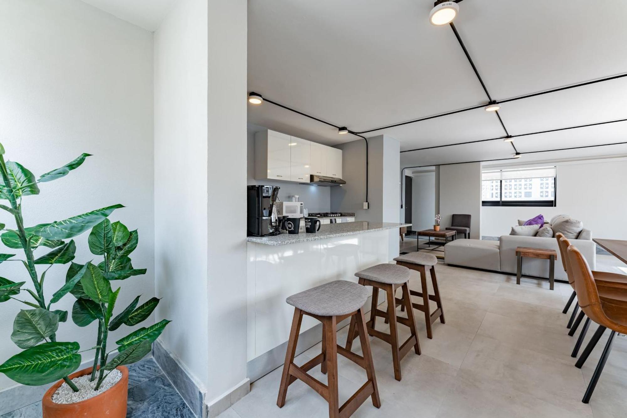 Condesa Lofts & Residence Hotel By Vh Kota Meksiko Ruang foto