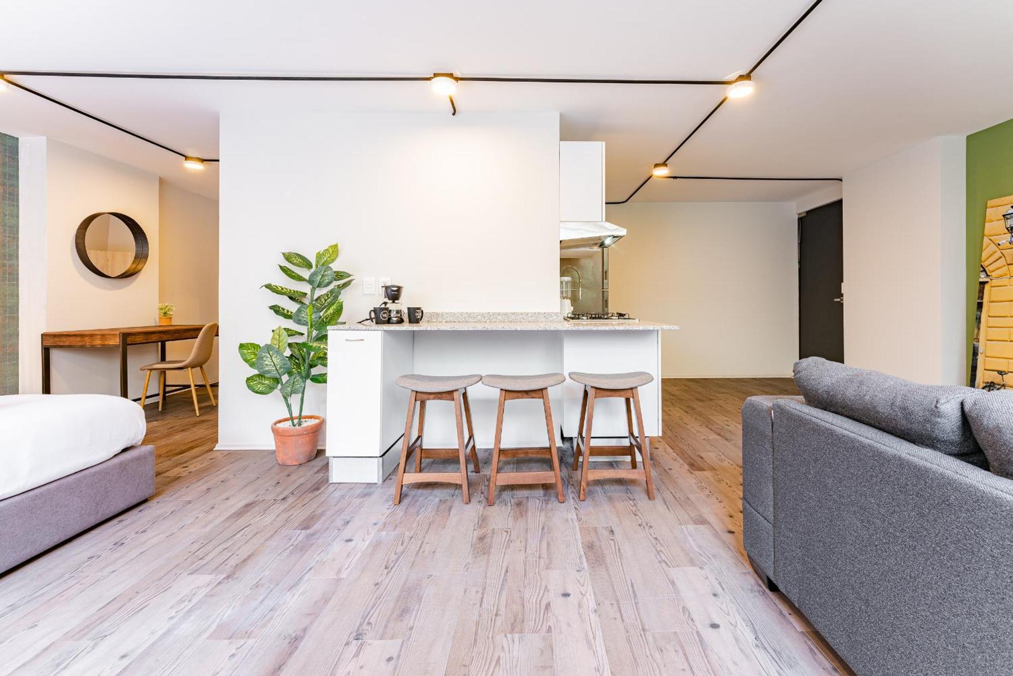 Condesa Lofts & Residence Hotel By Vh Kota Meksiko Ruang foto